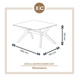 SECO 4S DINING SET