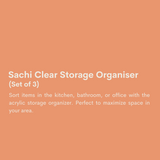 Sachi PET Box with Lid (Set of 3)