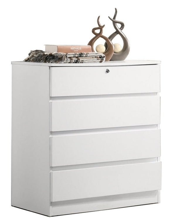 MIME CHEST OF DRAWER (WHITE)