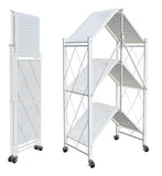 MACO 3-LAYER FOLDABLE BOOKCASE (WHITE)