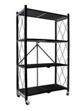 MACO 4-LAYER FOLDABLE BOOKCASE (BLACK)