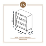 (8C FURNITURE FACTORY OUTLET) MUSK CHEST OF DRAWER