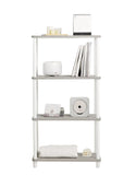 STACK 4-LAYER BOOKCASE (GRAY)