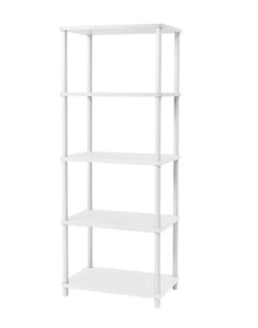 STACK 5-LAYER BOOKCASE (WHITE)