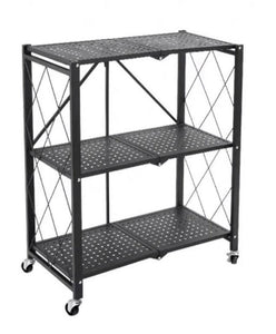 MACO 3-LAYER FOLDABLE BOOKCASE (BLACK)