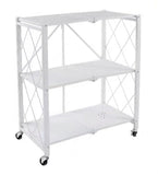 MACO 3-LAYER FOLDABLE BOOKCASE (WHITE)