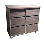 ULMA SLIDING SHOE CABINET 0.9M (SONOMA OAK-SONOMA OAK)